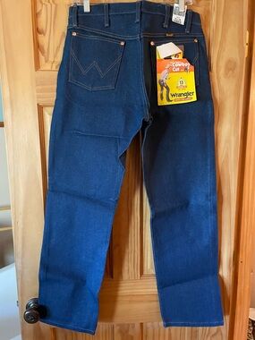 Wrangler Men's Bootcut Jeans - Dark Blue Denim